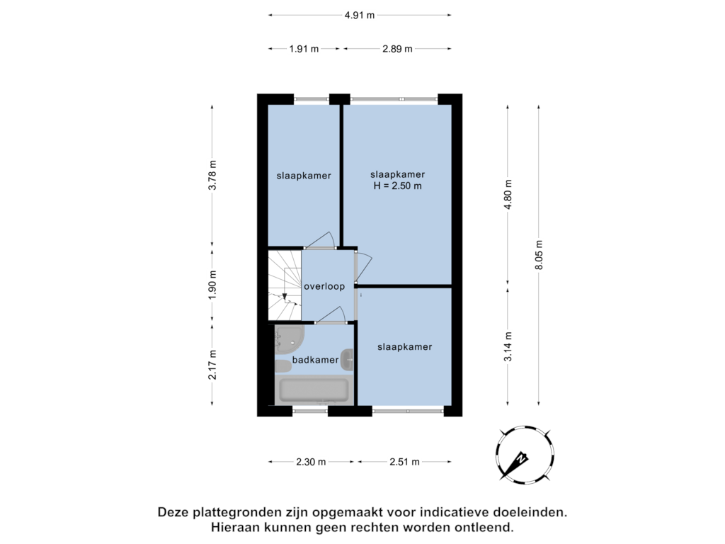 Bekijk plattegrond van 1e verdieping van Amer 27