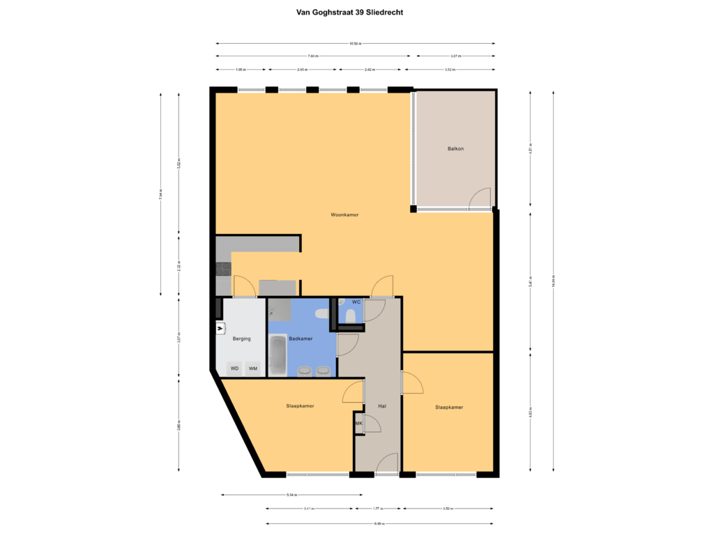 Bekijk plattegrond van First floor van Van Goghstraat 39