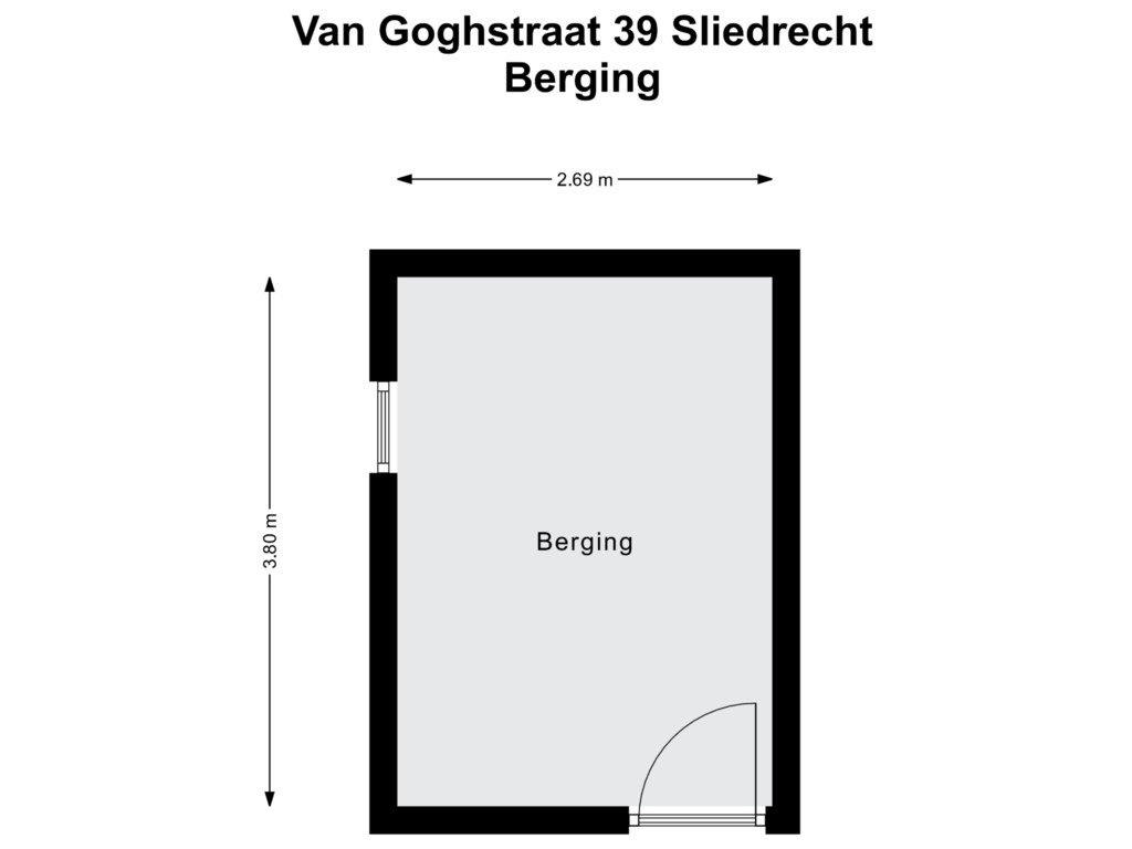 Bekijk plattegrond van Floor 1 van Van Goghstraat 39