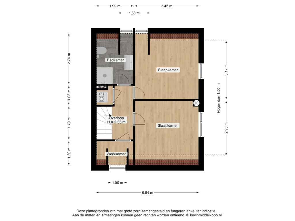 Bekijk plattegrond van Floor 1 van Langeraarseweg 26