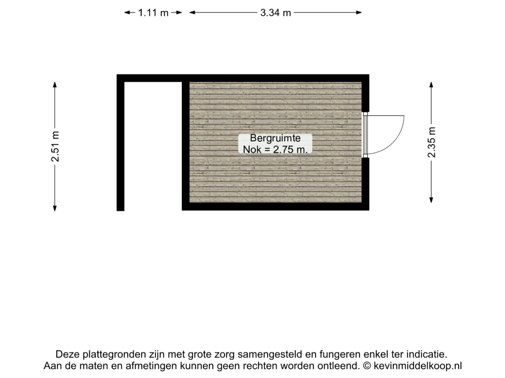 Bekijk plattegrond van Floor 3 van Langeraarseweg 26