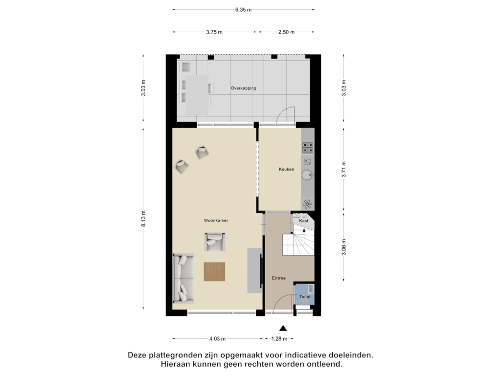 Bekijk plattegrond van Begane Grond van Tolhuis 3229