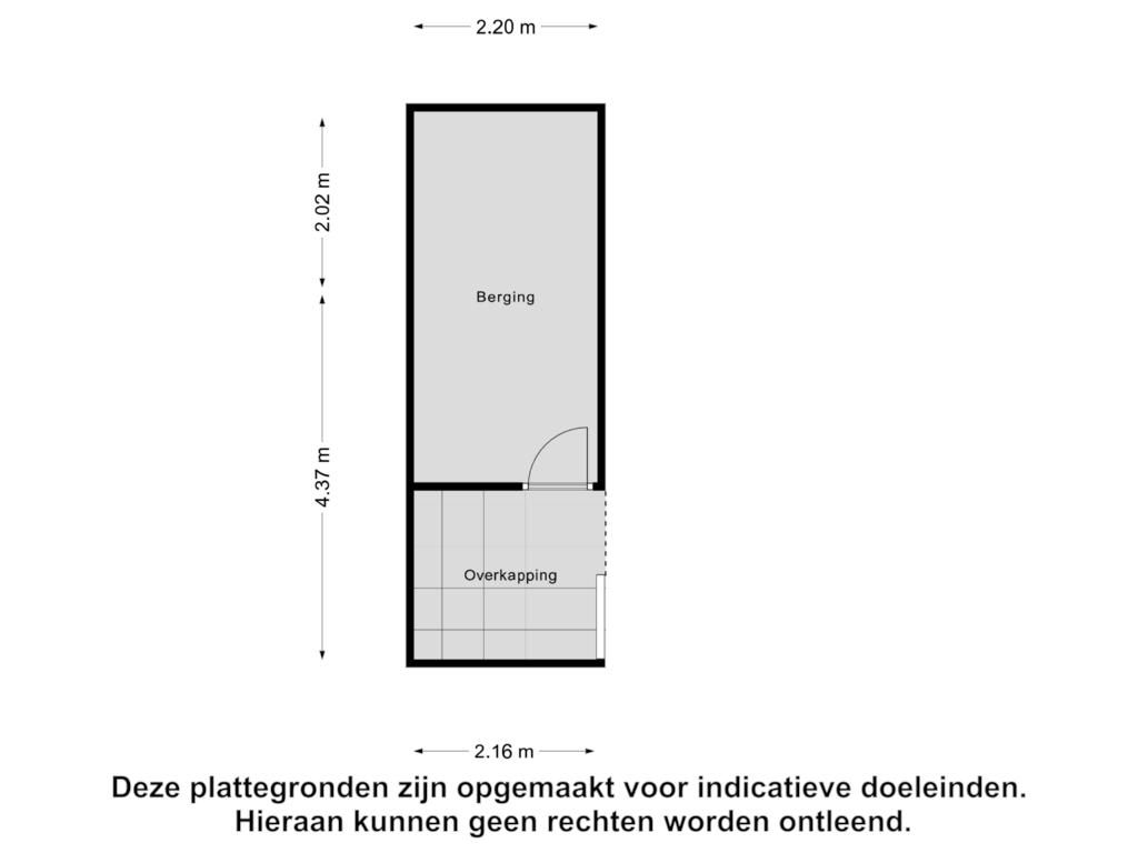 Bekijk plattegrond van Berging van Tolhuis 3229