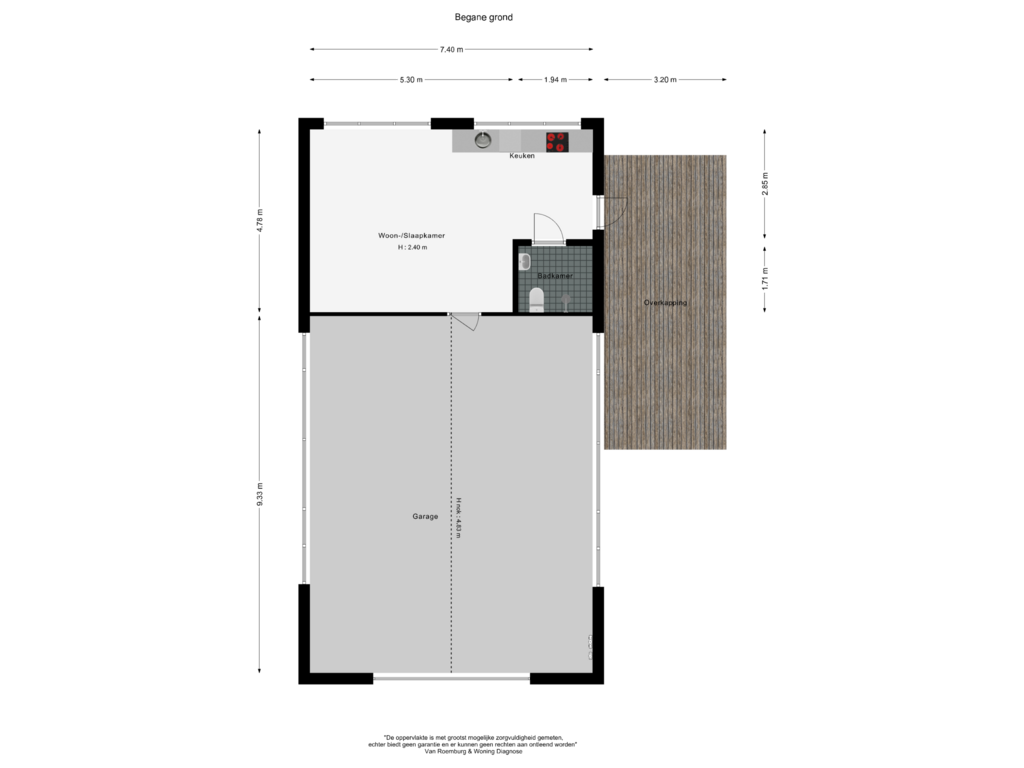 Bekijk plattegrond van Bijgebouw van Stommeerkade 66