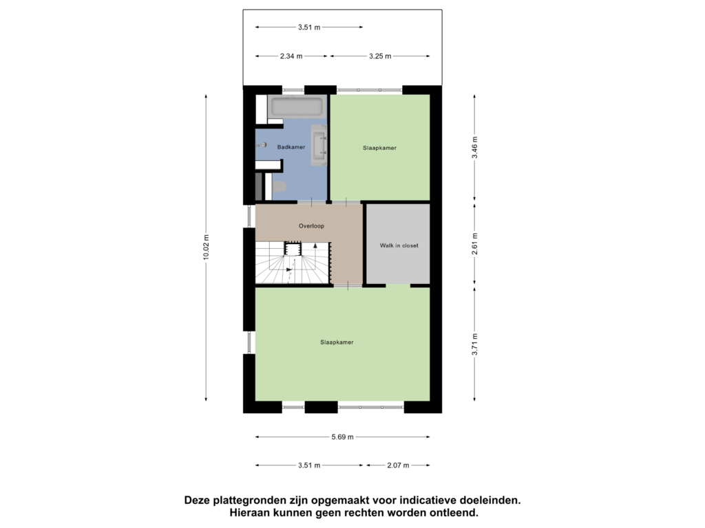 Bekijk plattegrond van Eerste Verdieping van Laantje van Braskamp 19