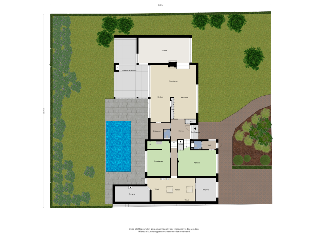 Bekijk plattegrond van Begane Grond Tuin van den Daal 16