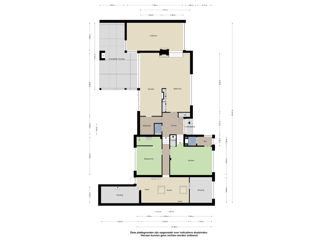 Bekijk plattegrond van Begane Grond van den Daal 16