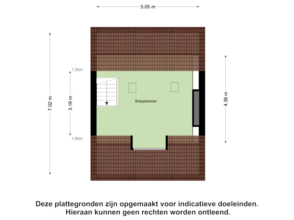 Bekijk plattegrond van Tweede Verdieping van Willem Barendszstraat 2-BIS