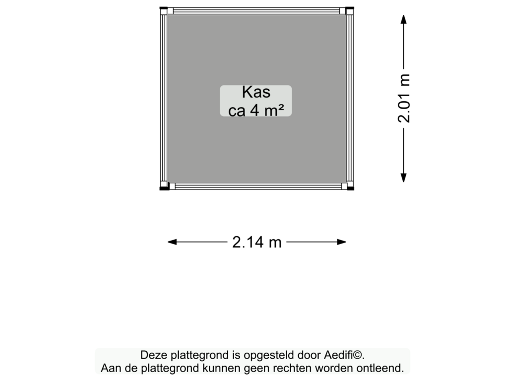 View floorplan of Kas of Julianastraat 11