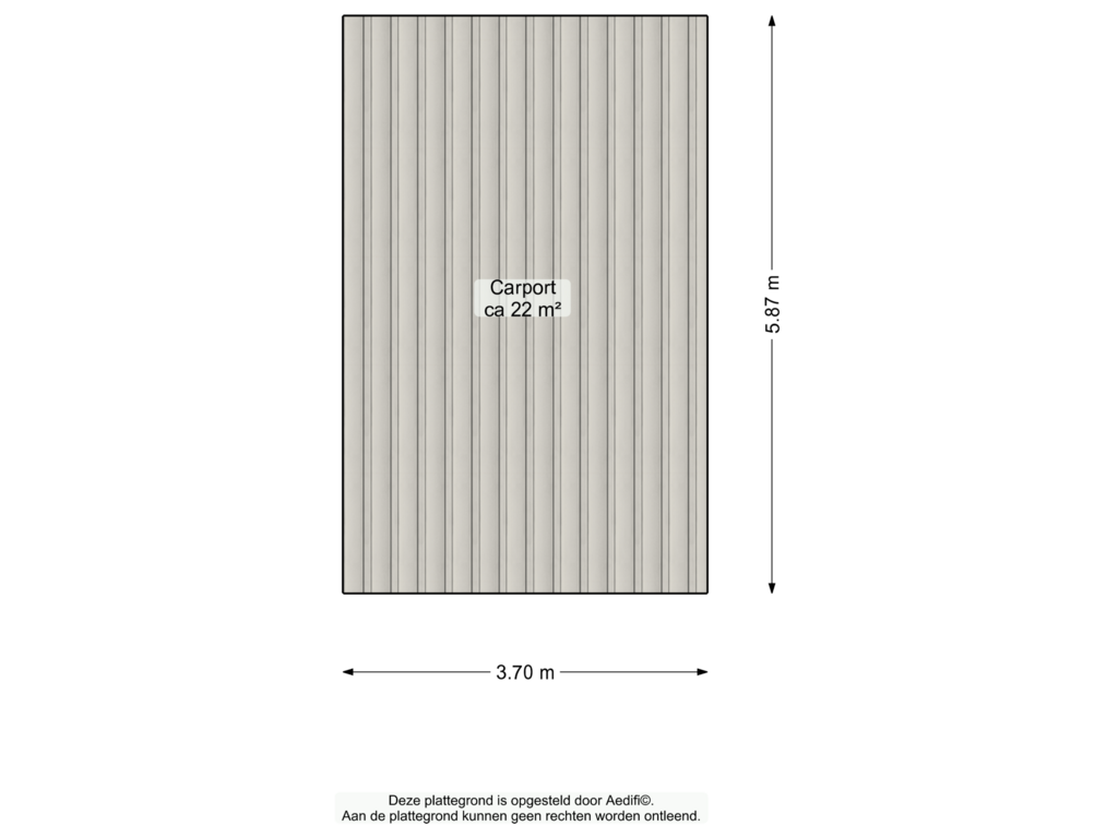 View floorplan of Carport of Julianastraat 11