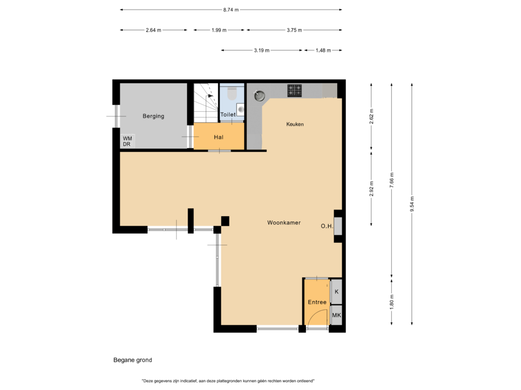 View floorplan of Begane grond of Polder 10