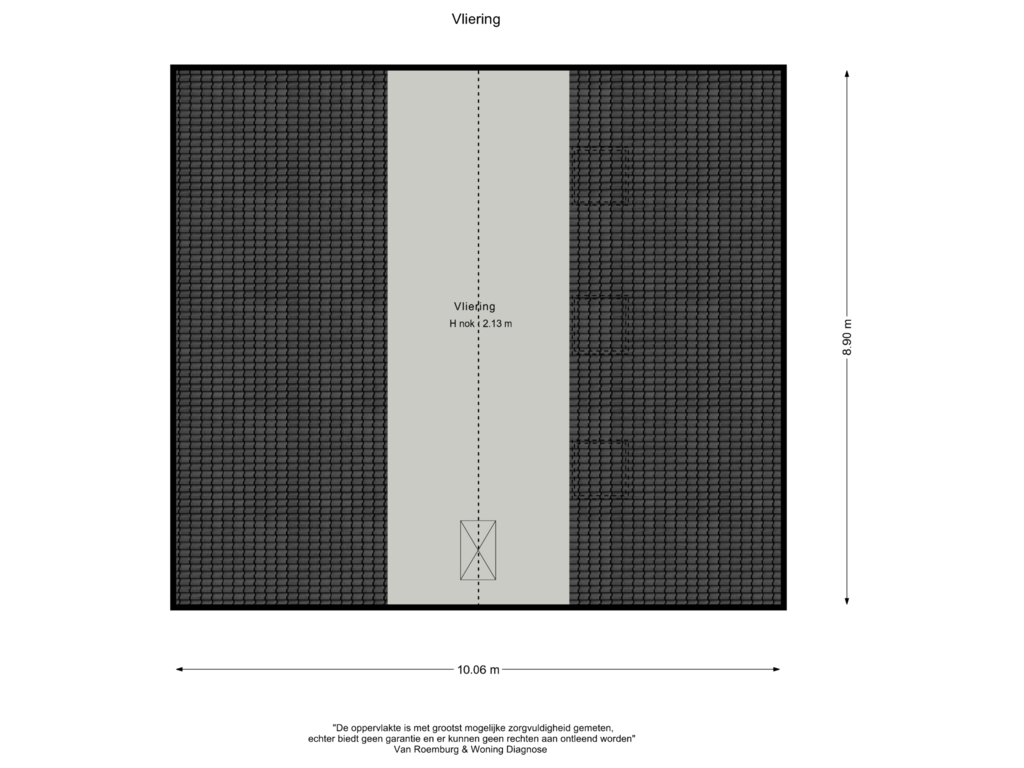 Bekijk plattegrond van Schuur Vliering van Oosterlandweg 17