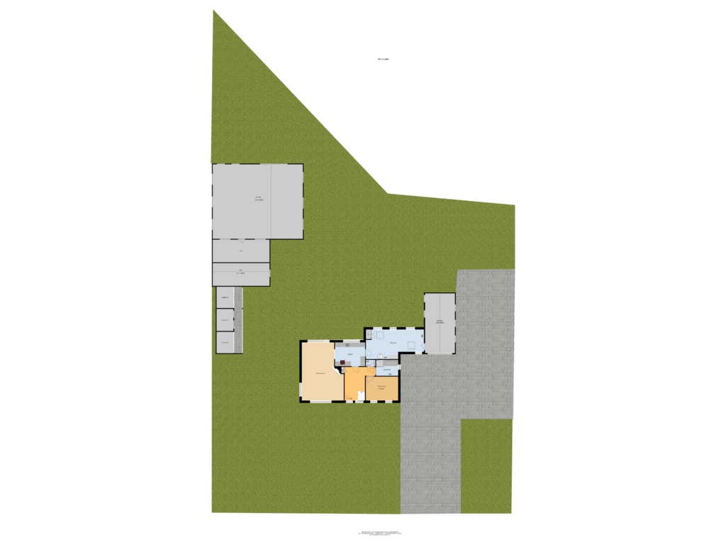 Bekijk plattegrond van BG overzicht van Oosterlandweg 17