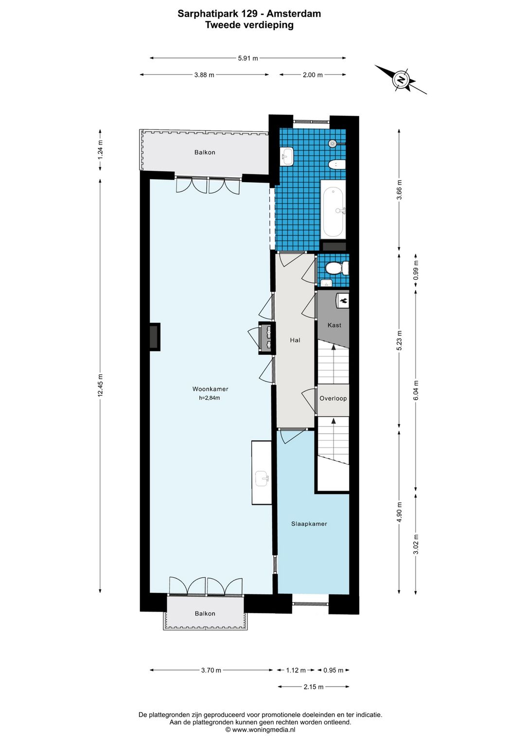 Foto 23 van Sarphatipark 129-H