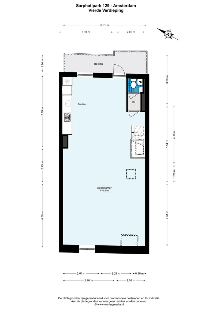 Foto 49 van Sarphatipark 129-H