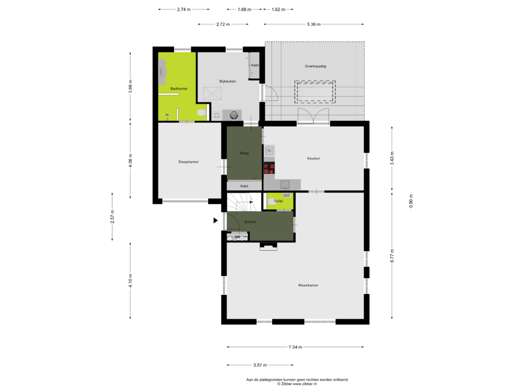 Bekijk plattegrond van Begane Grond van Bredehof 6