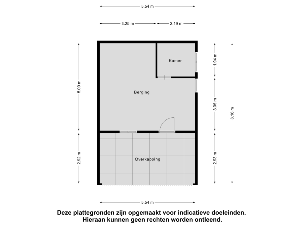 Bekijk plattegrond van Berging van Drieboomlaan 109