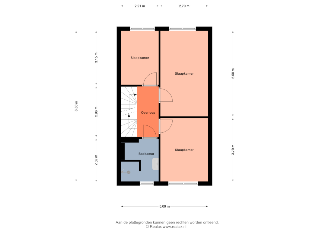 View floorplan of Verdieping 1 of Honingbes 48