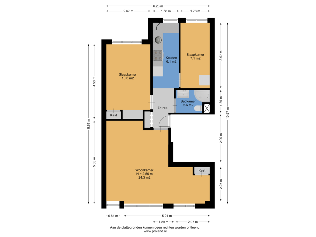 Bekijk plattegrond van Appartement van Afrikanerplein 5-2