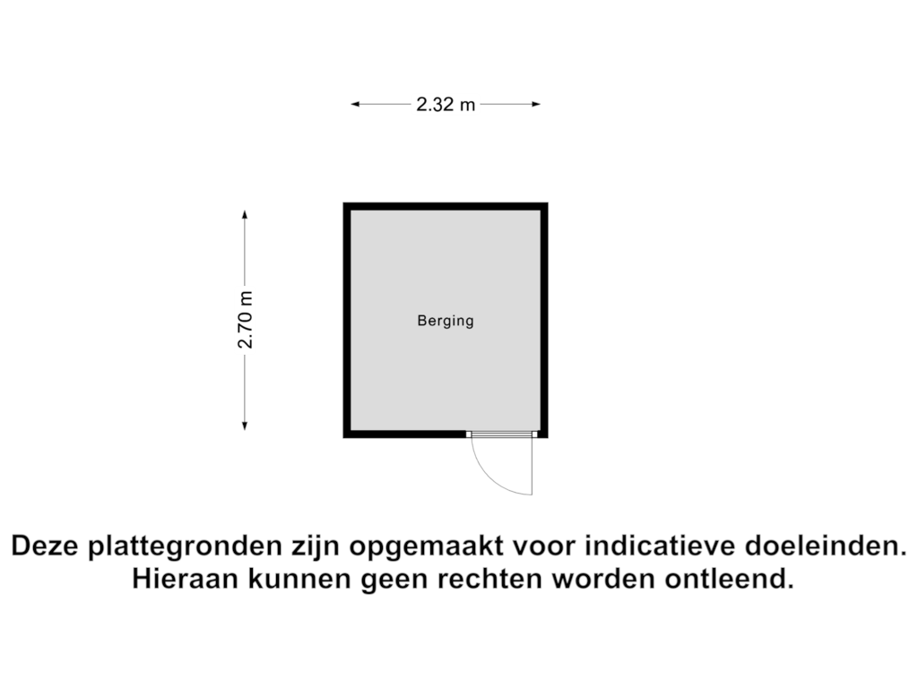 Bekijk plattegrond van Berging van Wilgenstraat 13-11