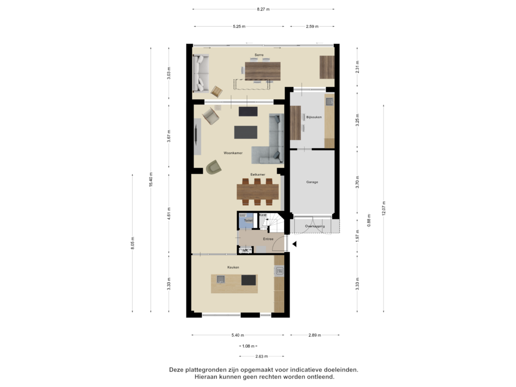 Bekijk plattegrond van Begane Grond van De Schutsboom 10