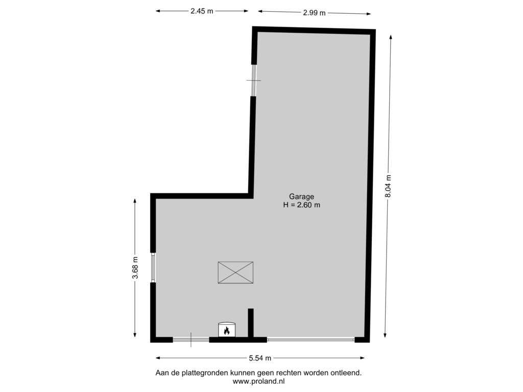 Bekijk plattegrond van Garage van Prinsenstraat 4