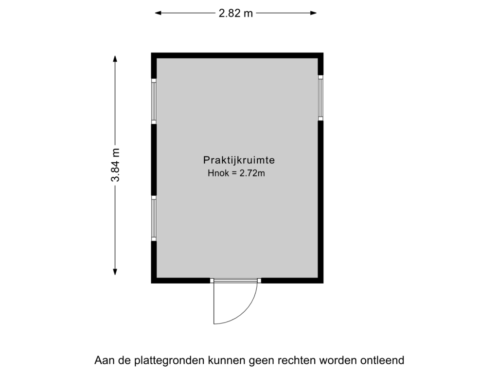 View floorplan of Praktijkruimte of Krachtighuizerkern 24