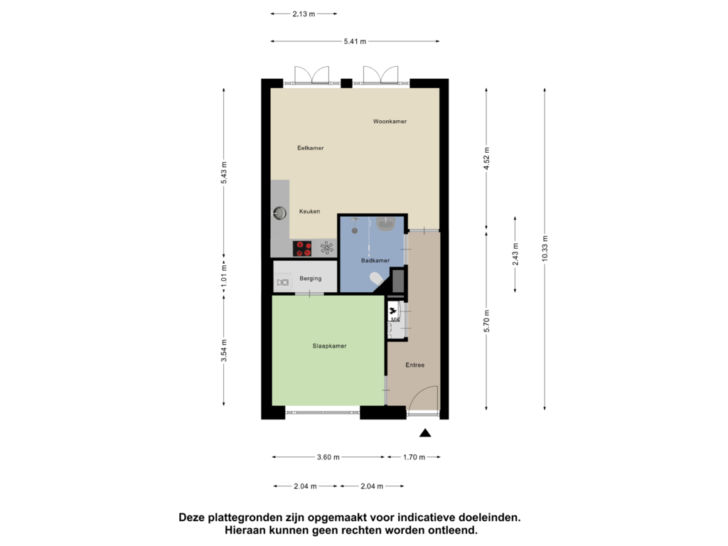 Bekijk plattegrond van Appartement van Westenburgerweg 448