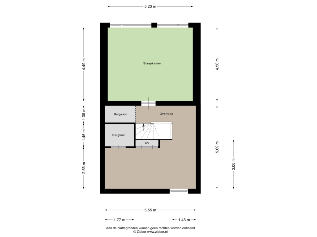 Bekijk plattegrond van 2e Verdieping van Azobéhout 28