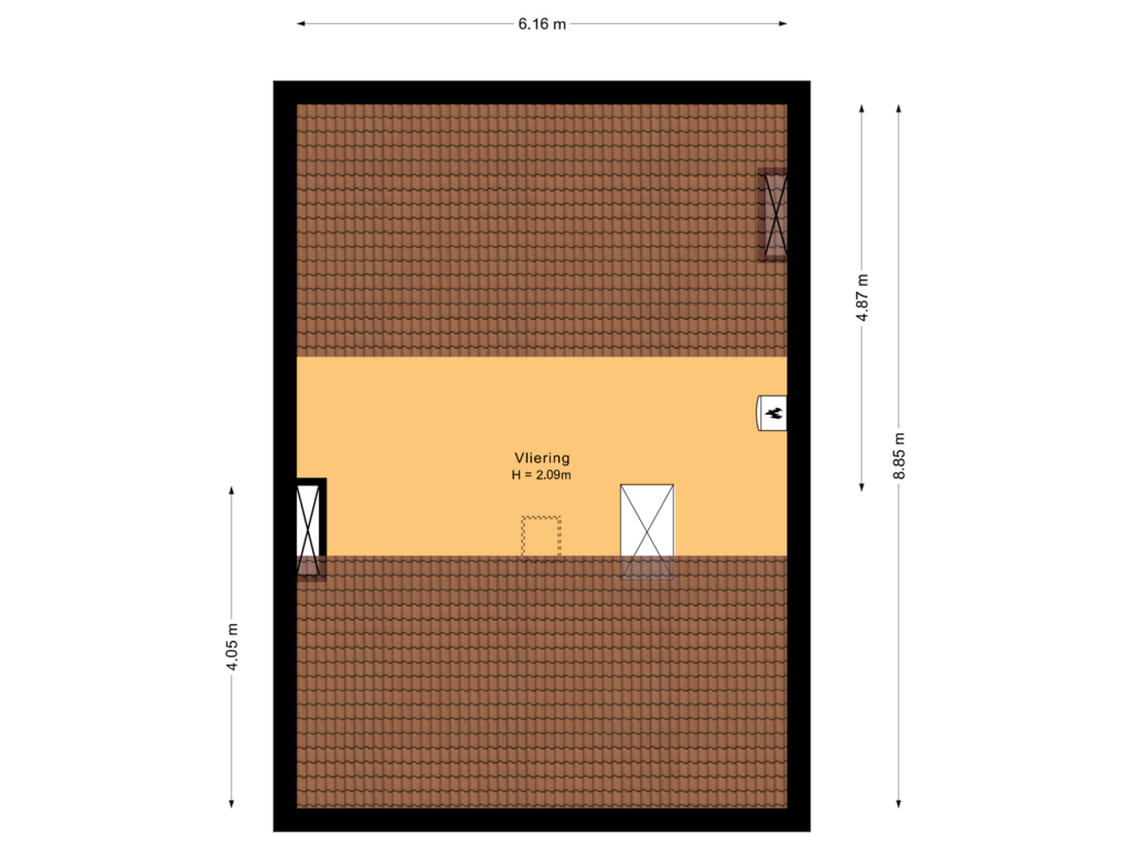 Bekijk plattegrond van Vliering van De Savornin Lohmanplein 4-A