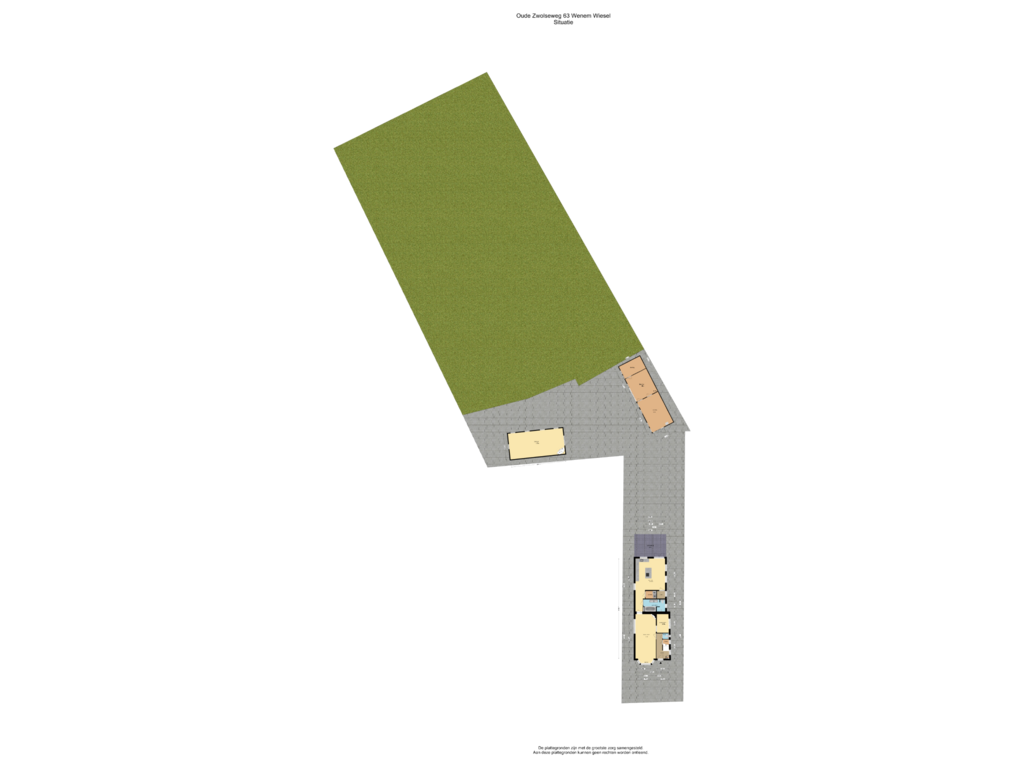 View floorplan of Situatie of Oude Zwolseweg 63