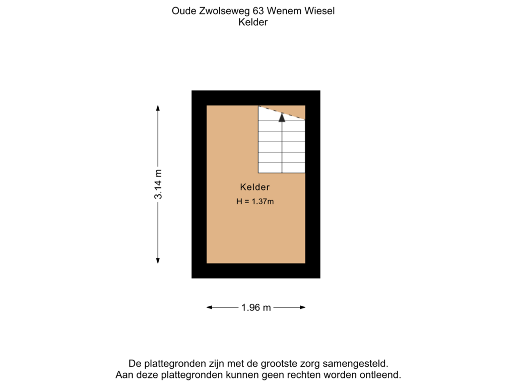 View floorplan of Kelder of Oude Zwolseweg 63