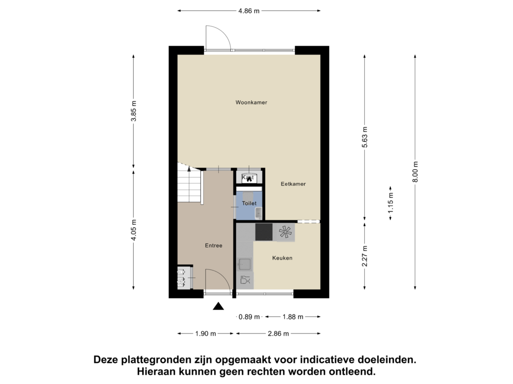 View floorplan of Begane Grond of Februaristraat 87