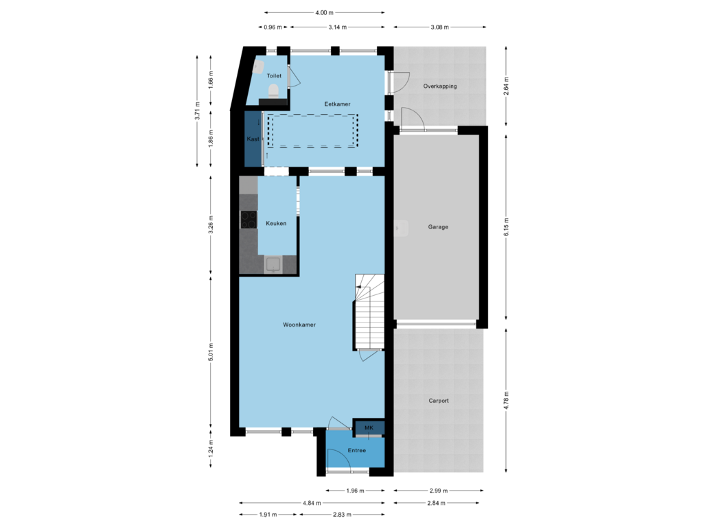 Bekijk plattegrond van Begane grond van Beemke 27