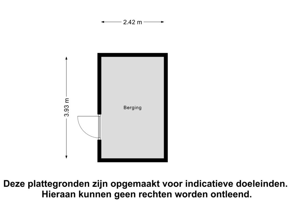 View floorplan of Berging of Drontermeer 39