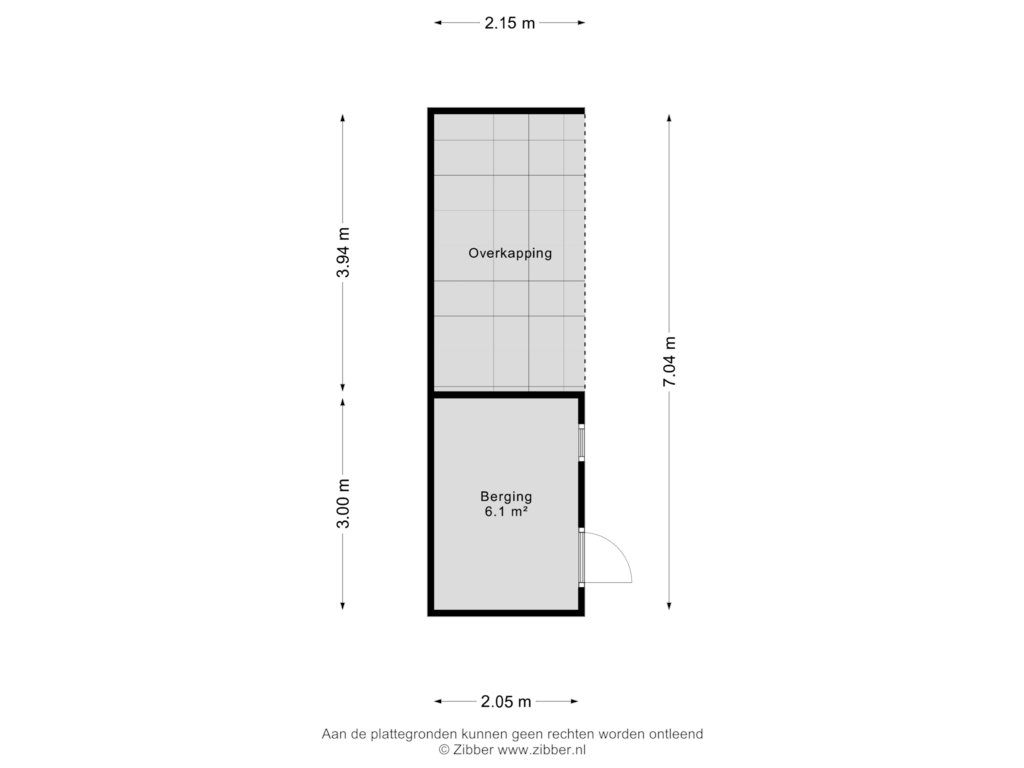 Bekijk plattegrond van Berging van Griffioenlaan 4