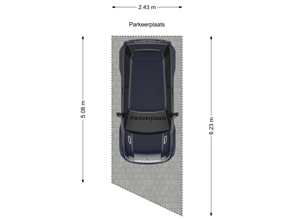 View floorplan of Parkeerplaats of Zodiakplein 16