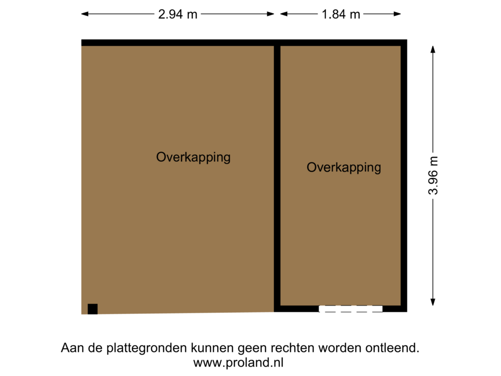 Bekijk plattegrond van Overkapping van De Strânljip 3