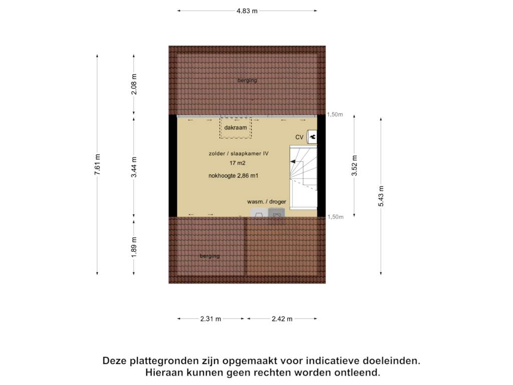 Bekijk plattegrond van Tweede Verdieping van Heul 2