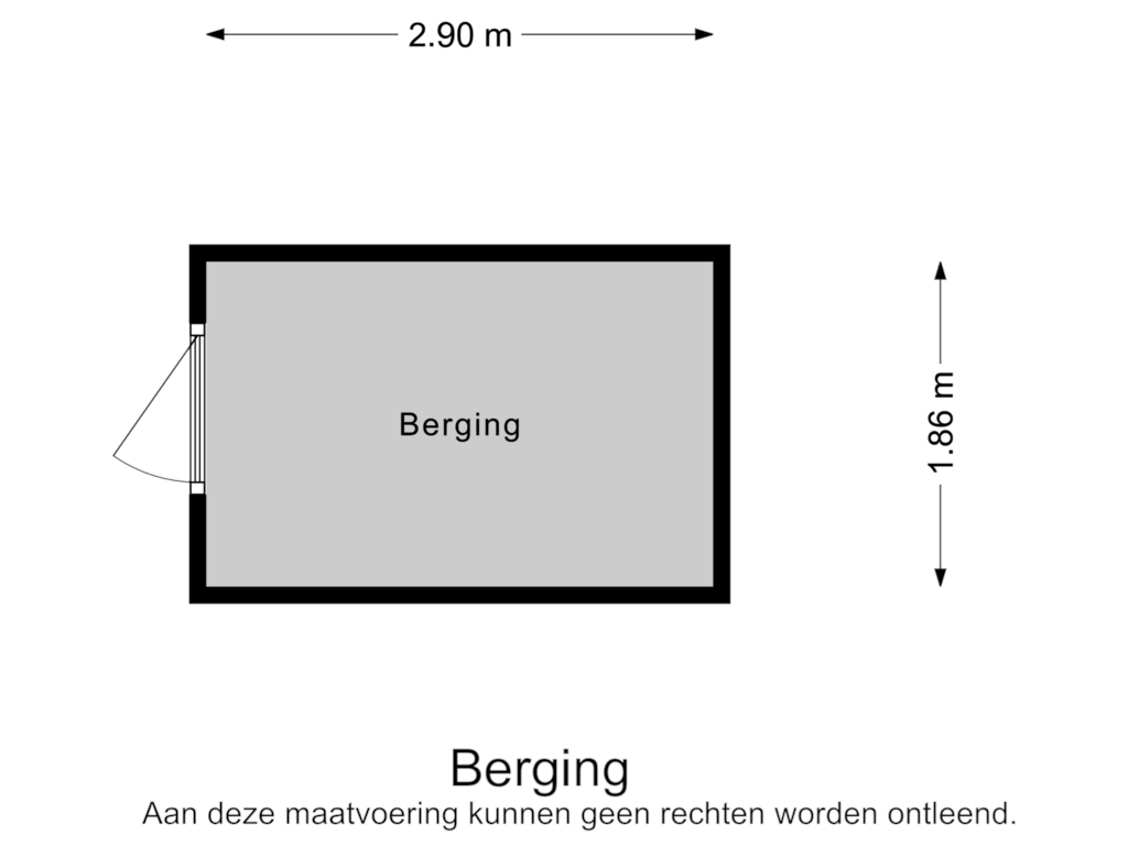 Bekijk plattegrond van Berging van C.A. Filipsonstraat 1