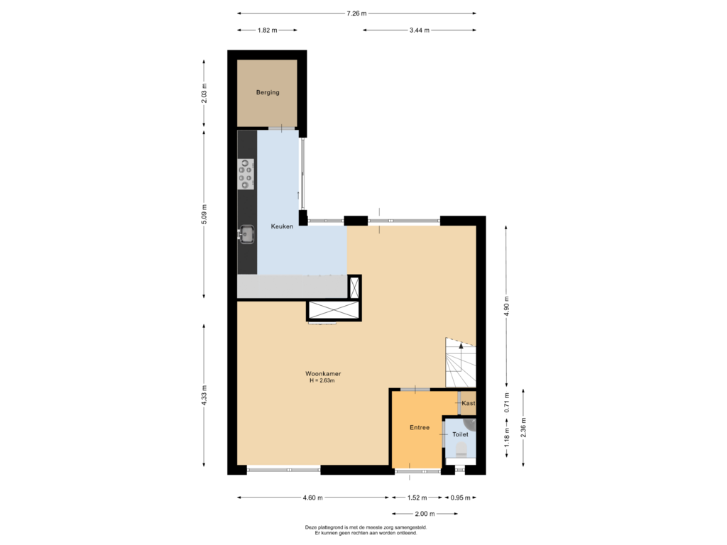 Bekijk plattegrond van Begane grond van Rondo 62