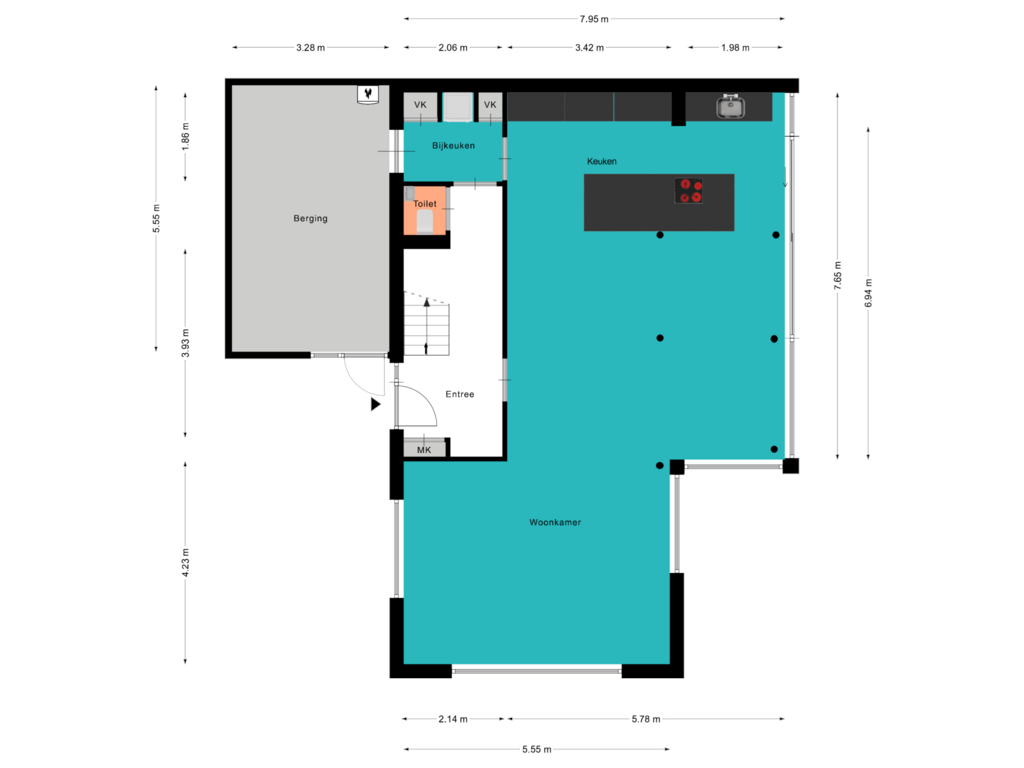 Bekijk plattegrond van Begane Grond van Henrik Ibsenweg 11