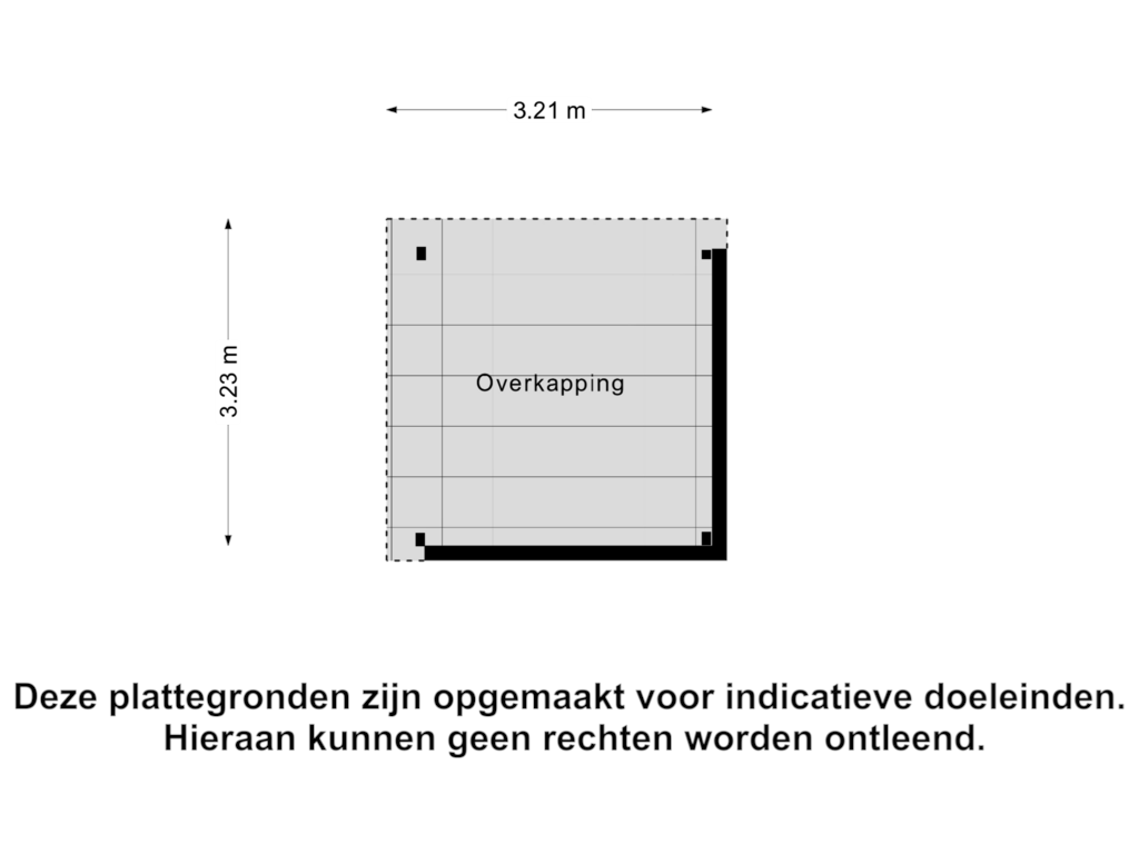 View floorplan of Overkapping of Moreelsestraat 32