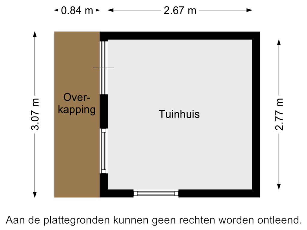 View floorplan of Tuinhuis of de Opper 4