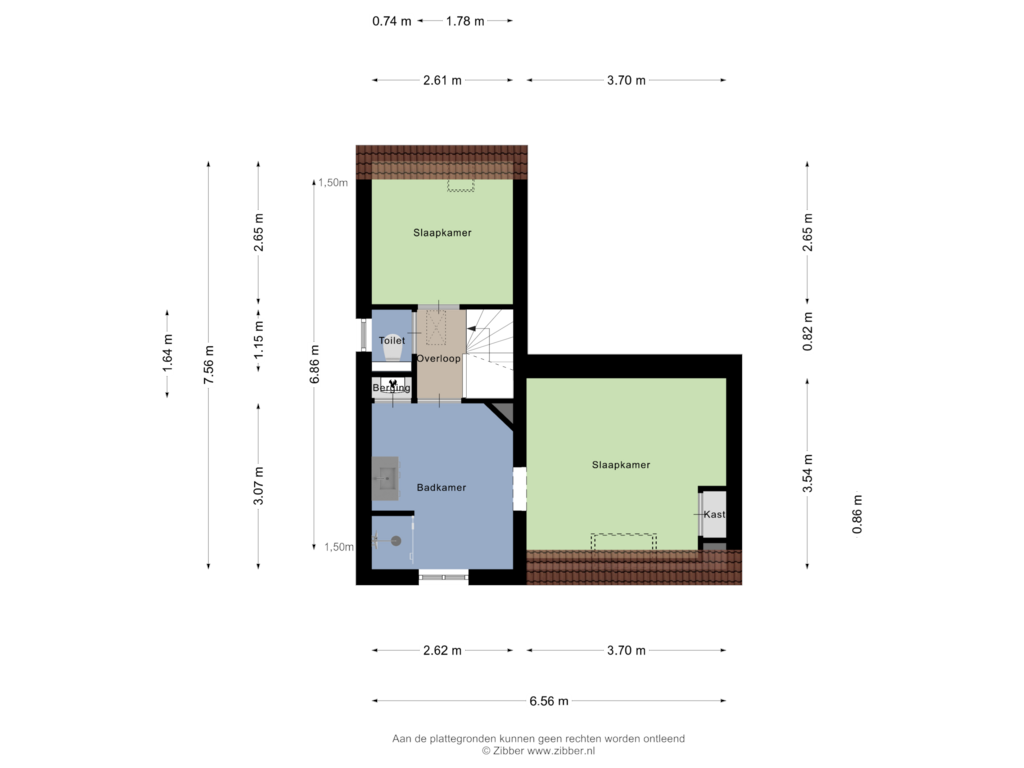 Bekijk plattegrond van Eerste Verdieping van Pastoor Dijkmansstraat 20