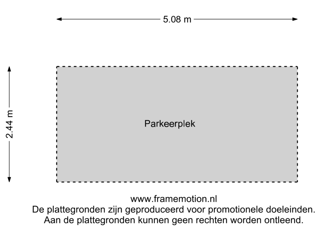 Bekijk plattegrond van Parkeerplek van Oostzeedijk 330-F