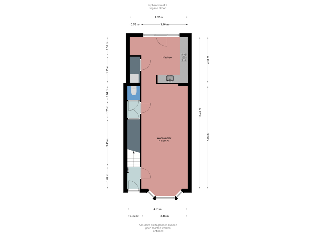 Bekijk plattegrond van Begane Grond van Lijnbaanstraat 9