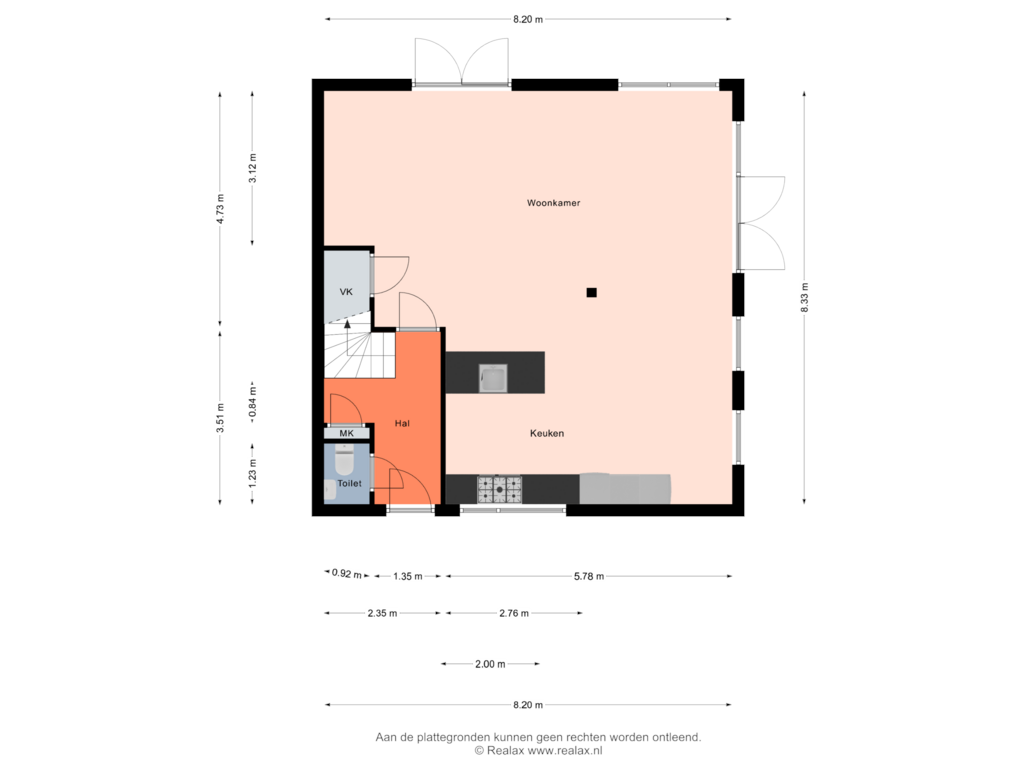 Bekijk plattegrond van Begane grond van Hemelboog Buiten 26