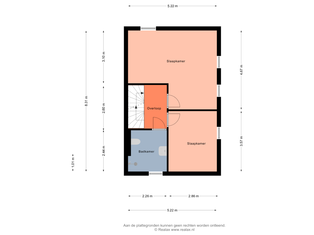 Bekijk plattegrond van Verdieping 1 van Hemelboog Buiten 26