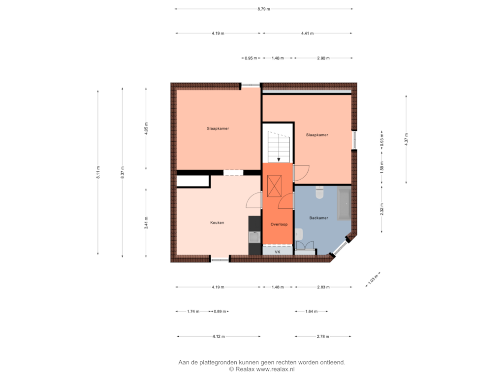 Bekijk plattegrond van Verdieping van Breukelsestraat 11